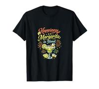 Happiness Is A Margarita in Hand Party Crew Design Maglietta