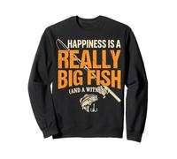 Happiness Is A Really Big Fish (And A Witness) Felpa