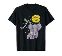 Happiness Is Being A Mom Elephant Lover Mother's Day Maglietta