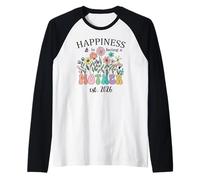 Happiness is Being a Mother 2026 Mom to Be Soon to Be Mommy Maglia con Maniche Raglan