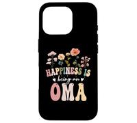Happiness is Being an Oma Floral Design Oma Mother's Day Custodia per iPhone 16 Pro