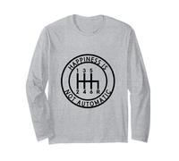 Happiness Is Not Automatic - Cambio Manuale a Tre Pedali Maglia a Manica