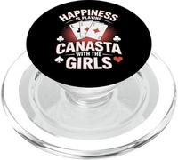 Happiness Is Playing Canasta Gioco di Carte Con Le Ragazze PopSockets PopGrip per MagSafe
