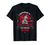 Happiness is Watching Taylor Ward Los Angeles Baseball MLBPA Maglietta