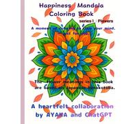 Happiness Mandala Coloring Book: Series1:Flowers