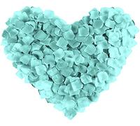 Happium 1000 Pezzi Petali di Rosa, Petali di Fiori di Seta Artificiale Decorazioni Romantiche, Petali di Rosa di Emulazione per Decorazione di Nozze, San Valentino, Decorazione di Confessione, Blu