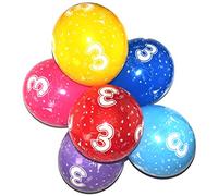 Happium 12" Palloncini in lattice assortiti per 3 anni Palloncini per 3° compleanno Confezione da 10 decorazioni multicolori per feste di compleanno con dinosauri Eventi a tema per bambini di 3 anni