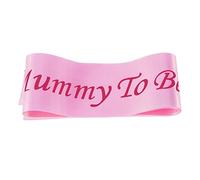 Happium Fascia per Mummy to Be, Fascia per Baby Shower in Raso Fascia per Mum to Be Baby Shower Forniture per Feste per la Mamma (Rosa)