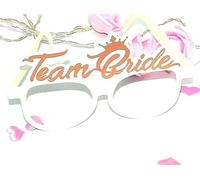 Happium Occhiali per addio al nubilato 10pz - Team Bride sono gli accessori perfetti per qualsiasi addio al nubilato, gli occhiali a tema aggiungono ulteriore divertimento e stile all'evento!
