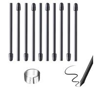 HAPPOW 10 punte di ricambio per Wacom Pro Pen 2/3D/ Slim/Mobile Studio Pro/Cintiq 16/Pro/Intuos Pro/Classic Pen, con 1 interruttore, stabile e resistente all'usura (nero)