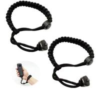 HAPPOW 2 pezzi cinturino da polso per fotocamera, fotocamera Wrist Strap con vite ad anello a D da 1/4", cinturino regolabile in nylon per fotocamera, compatibile con Insta360 DSLR/GoPro DJI
