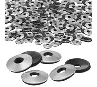 HAPPOW 200 dischi di tenuta EPDM, rondelle di tenuta M6.3 x 16 mm, rondelle in gomma sintetica, zincatura superficiale, resistente al calore e all'invecchiamento, per viti Spengler