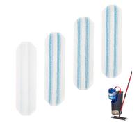HAPPOW 4 panni di ricambio per lavapavimenti Vileda H2PrO/O-Cedar H2PrO Flat Mop, panno in microfibra, forte sistema di , per pavimenti in legno, piastrelle, marmo, laminato