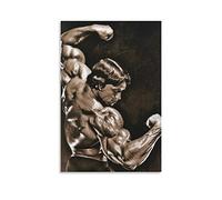 HAPPOW Arnold Schwarzenegger - Poster da parete, 40 x 60 cm, in tela moderna, montaggio a parete, senza cornice, motivo: cartoni animati