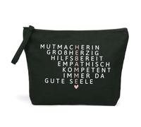 HAPPOW Mini borsa cosmetica verde smeraldo, impermeabile e antibatterica, per trucchi e beauty case, ideale come regalo ostetrico o organizer per ragazze