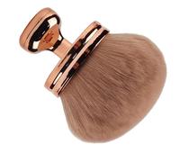 HAPPOW Pennello abbronzante extra large - applicatore kabuki ovale senza striature, per autoabbronzante, crema solare e bronzer, spazzola extra morbida per viso e corpo (oro rosa)