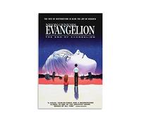 HAPPOW Poster decorativo su tela a tema anime Neon Genesis Evangelion The End of Evangelion, decorazione artistica da parete per la casa e la camera da letto, 20 x 30 cm