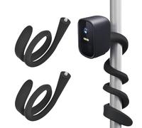 HAPPOW Supporto flessibile per baby phone/fotocamera Eufy/Arlo/Blink/Babystar/Vtech/Nanit/Motorola con filettatura da 1/4", supporto flessibile in lega di alluminio di silicone (nero