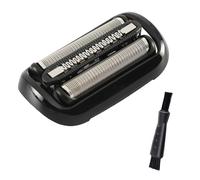 HAPPOW Testina di rasatura compatibile con Braun Series 5/6 testina di ricambio 53B, compatibile con rasoio di precisione, accessorio rasoio elettrico con spazzola di pulizia (nero)