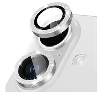 Happtkey Pellicola Fotocamera per iPhone 17, Anello Metallico Glitterato in Lega di Alluminio, Pellicola Protettiva per Schermo Della Fotocamera in Vetro Temperato 9H