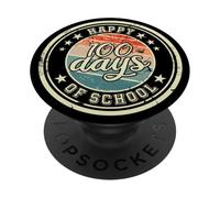 Happy 100 Days of School for Kids and Teachers PopSockets PopGrip Adesivo