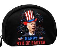 Happy 4th Of Easter Confused July Portamonete Portafoglio Donna e ragazza Cute Fashion Bag Change Pouch Portachiavi Borsa da donna regalo