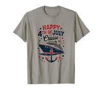 Happy 4th of July Cruise American Flag Patriotic Celebration Maglietta