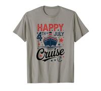 Happy 4th of July Cruise American Flag Patriotic Celebration Maglietta
