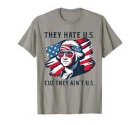 Happy 4th Of Luglio Bandiera degli Stati Uniti Ci odiano Perché Non Sono Noi Maglietta