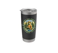 Happy 80th Birthday Smokey Bear 1944-2024 Retro Cupcake Bicchiere termico in acciaio inox doppia parete