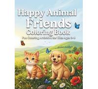 Happy Animal Friends Coloring Book