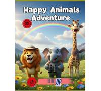 Happy Animals Adventure: Fun Animal Illustrations and Easy Designs for Hours of Creative Entertainment