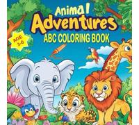 Happy animals - Alphabet coloring book: Coloring Book for Toddlers and Preschool Kids