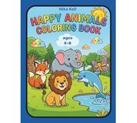 Happy Animals Coloring Book: Part 2: Jungle & Ocean Adventure