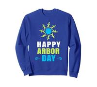 Happy Arbor Day Shirt Recycling Shirt Earth Day Day Day Felpa