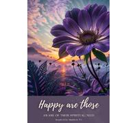 Happy Are Those Aware Of Their Spiritual Need: JW Notebook Inspired by Jehovah’s Witnesses Year Text 2026 for Conventions Assemblies and Meetings | 6x9 Pioneer Gift Idea Journal