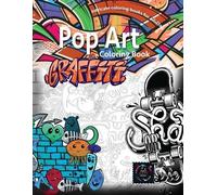 Happy Arts Colo Graffiti pop art coloring book, coloring books for a (Tascabile)