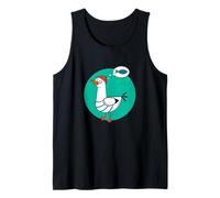 Happy As a Seagull Yummy Fish Food, Funny Seagull Cartoon Canotta