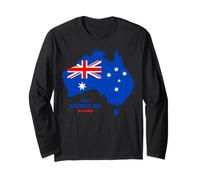 Happy Australia Day 26 gennaio Maglia a Manica