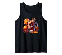 Happy Autumn Tea Graphic for Women And Kids Cute Fall Canotta