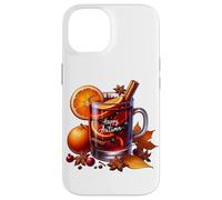 Happy Autumn Tea Graphic For Women And Kids Cute Fall Custodia per iPhone 14
