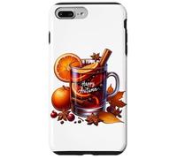 Happy Autumn Tea Graphic For Women And Kids Cute Fall Custodia per iPhone 7 Plus/8 Plus