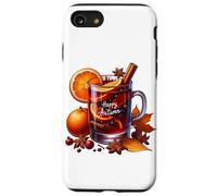 Happy Autumn Tea Graphic For Women And Kids Cute Fall Custodia per iPhone SE (2020) / 7/8