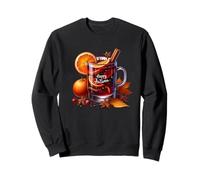 Happy Autumn Tea Graphic for Women And Kids Cute Fall Felpa