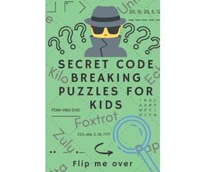 Happy Bear Publications Secret Code Breaking Puzzles for Kids (Tascabile)