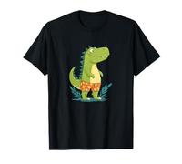 Happy Beautiful Dinosaur Graphic in Shorts per Dinosauri Maglietta
