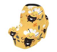 Happy Bee - Copertura per allattamento al seno, per bambini, elasticizzata, morbida, traspirante, multiuso, regalo per ragazzi e ragazze