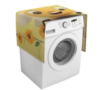 Happy Bee Copertura per lavatrice con tasche portaoggetti, copertura antipolvere per lavatrice e asciugatrice, 137,9 x 52,1 cm, per frigorifero, cucina, decorazione per la casa