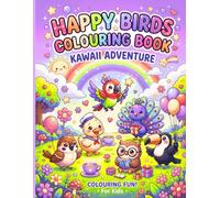 Happy Birds Colouring Book: Kawaii Adventure