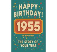 Happy Birthday! 1955: A Year in Headlines - Nostalgic 1955 History Book with Authentic News and Memories - Perfect Birthday or Anniversary Gift